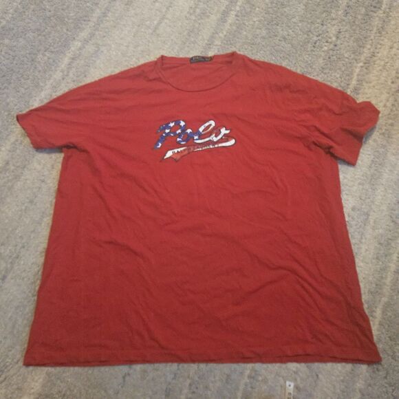 Polo Ralph Lauren Shirt Mens 4XLT Red tshirt - Picture 1 of 6